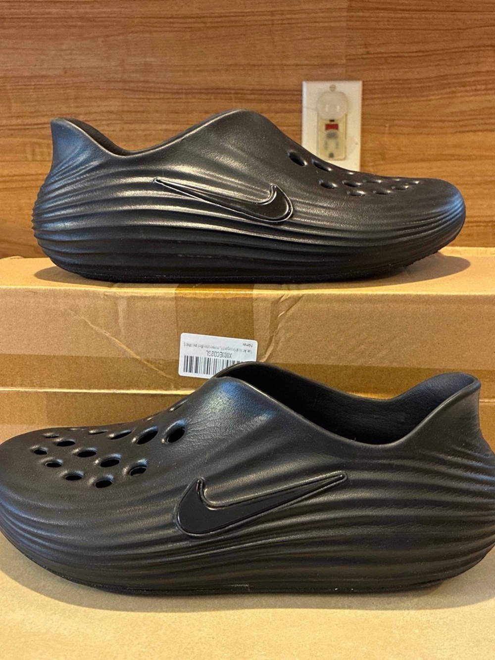 Nike ReactX Rejuven8 Recovery Clog | Triple Black | 11